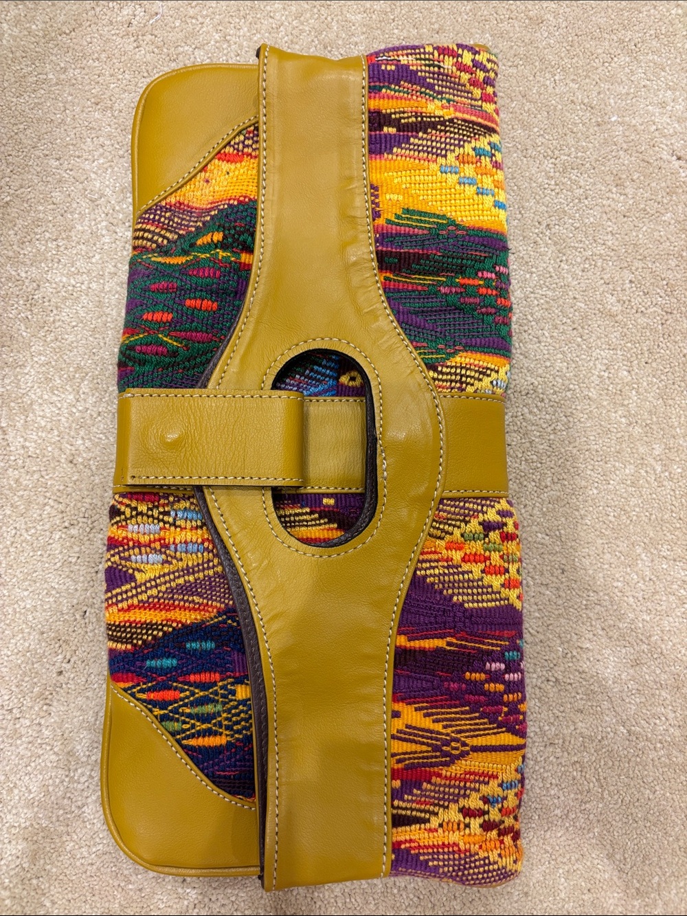 Anthropologie Clutch Leather Bag